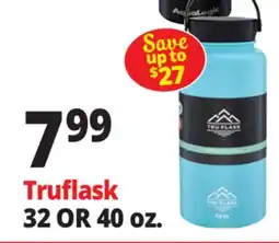 Ocean State Job Lot Truflask 32 OR 40 oz offer