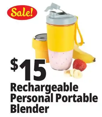 Ocean State Job Lot Rechargeable Personal Portable Blender offer