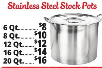 Ocean State Job Lot Stainless Steel Stock Pots offer