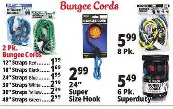 Ocean State Job Lot Bungee Cords offer