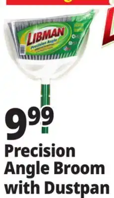 Ocean State Job Lot Libman Precision Angle Broom with Dustpan offer