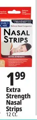 Ocean State Job Lot Family Care Extra Strength Nasal Strips 12 Count offer