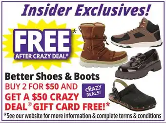 Ocean State Job Lot Better Shoes & Boots offer