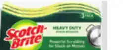 Ocean State Job Lot Scotch-Brite Heavy-Duty Scrub Sponges 3 Count offer