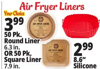 Ocean State Job Lot Air Fryer Liners offer