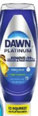 Ocean State Job Lot Dawn Platinum EZ-Squeeze Liquid Dish Detergent 24.3 oz offer