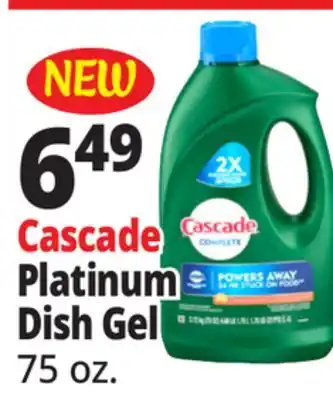 Ocean State Job Lot Cascade Platinum Dish Gel offer