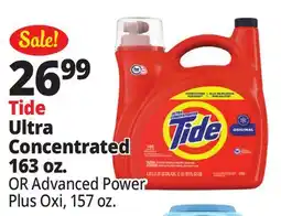 Ocean State Job Lot Tide Ultra Concentrated Original Laundry Detergent 163 oz offer