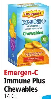 Ocean State Job Lot Emergen-C Immune Plus Chewables offer