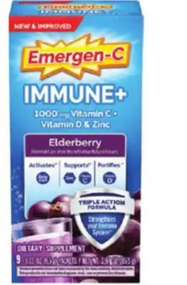 Ocean State Job Lot Emergen-C Immune Plus Powder Sticks offer