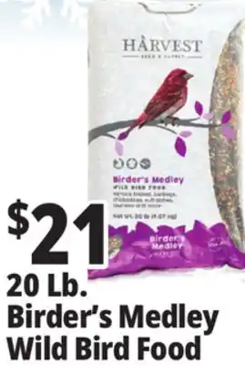 Ocean State Job Lot Harvest Birder's Medley Wild Bird Food 20 lbs offer