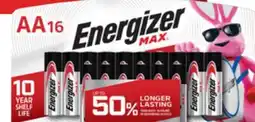 Ocean State Job Lot Energizer Max + Alkaline AAA Batteries 16 Count offer