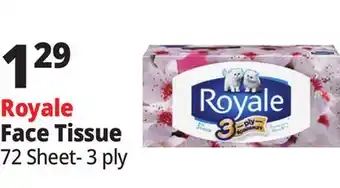 Ocean State Job Lot Royale Face Tissue offer