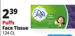 Ocean State Job Lot PUFFS Plus Lotion Face Tissues 124 Count offer