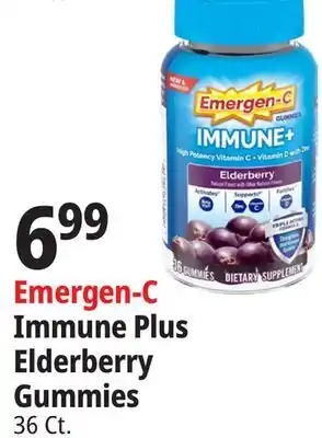 Ocean State Job Lot Emergen-C Immune Plus Elderberry Gummies offer