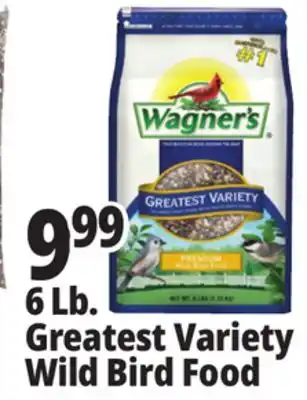 Ocean State Job Lot Wagner's Greatest Variety Deluxe Wild Bird Food 6 lbs offer