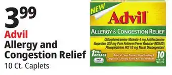 Ocean State Job Lot Advil Allergy and Congestion Relief offer