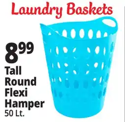 Ocean State Job Lot Tall Round Flexi Hamper offer