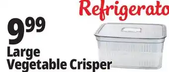 Ocean State Job Lot Large Produce Crisper with Removable Basket 5.9 Qt offer