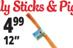 Ocean State Job Lot 12 Premium Bully Stick Pet Chew offer