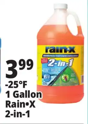 Ocean State Job Lot Rain-X -25Â° 2-in-1 Windshield Wash 1 Gal offer