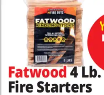 Ocean State Job Lot Fatwood Firestarter offer