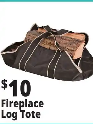 Ocean State Job Lot Open Hearth Fireplace Log Tote offer