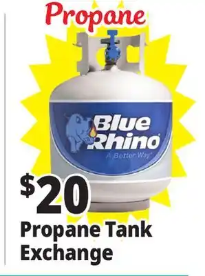 Ocean State Job Lot Blue Rhino Propane Tank Exchange offer