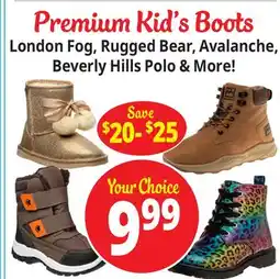 Ocean State Job Lot Premium Kid's Boots offer