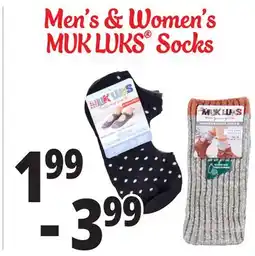 Ocean State Job Lot Muk Luk Women's Crew Sock 2 Pair offer