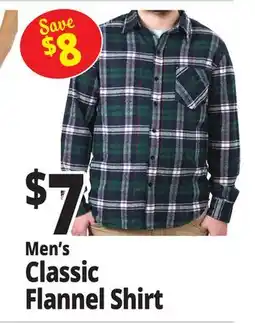 Ocean State Job Lot Men's Classic Flannel Shirt offer