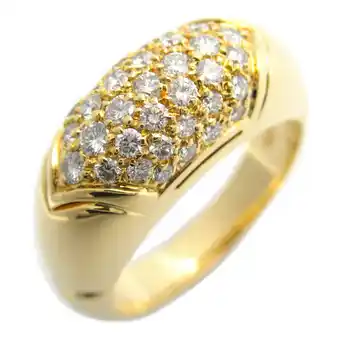 Walmart Pre-Owned BVLGARI Celtica Diamond Ring, K18 (yellow gold), diamond, ladies, clear (Good) offer