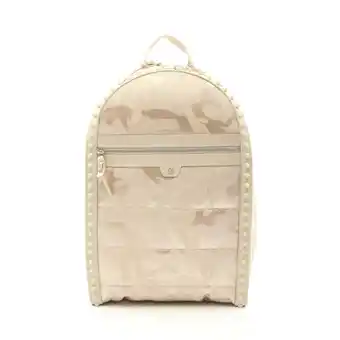 Walmart Pre-Owned Christian Louboutin Backparis Backpack, Canvas, Men's, Beige (Good) offer