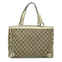 Walmart Pre-Owned Gucci Abby Women's Tote Bag 170004 GG Canvas Ivory (Good) offer