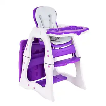 Walmart Costway 3 in 1 Baby High Chair Convertible Play Table Seat Booster Toddler Feeding Tray offer