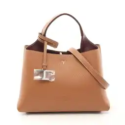 Walmart Pre-Owned Tod's Micro Handbag Bag Leather Women's Brown XBWAPAEL000QRI9P13 (New) offer