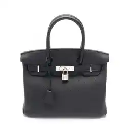 Walmart Pre-Owned Hermes HERMES Birkin 30 Handbag Bag Togo Women's Black (Good) offer