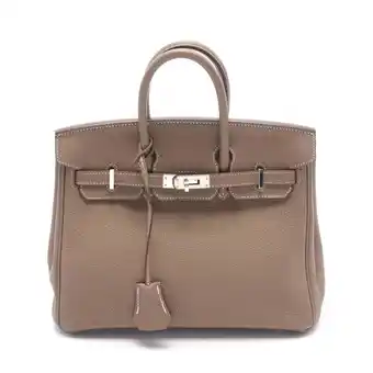 Walmart Pre-Owned Hermes HERMES Birkin 25 Handbag Bag Togo Women's Brown (Good) offer