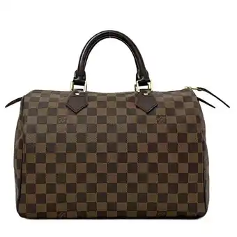 Walmart Pre-Owned Louis Vuitton Handbag Speedy 30 f-21768 Brown Damier Ebene N41531 Boston... (Good) offer