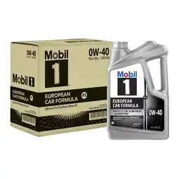 Walmart Mobil 1 FS European Car Formula Full Synthetic Motor Oil 0W-40, 5 Quart (Pack of 3) offer