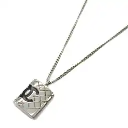 Walmart Pre-Owned CHANEL Necklace Silver Plated Women's (Good) offer