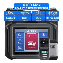 Walmart XTOOL X100 Max Automotive Key Fob Programmer, Diagnostic Bi-Directional Auto Scanner, 42 Services offer