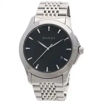 Walmart Pre-Owned Gucci 126.4 G Timeless Watch Stainless Steel SS Men's (Fair) offer