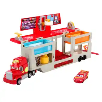 Walmart Disney Pixar Cars Color Changers Mobile Paint Shop Mack Playset with 1 Toy Car & Accessories offer