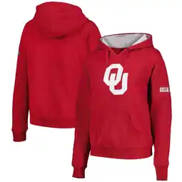 Walmart Women's Stadium Athletic Crimson Oklahoma Sooners Big Logo Pullover Hoodie offer