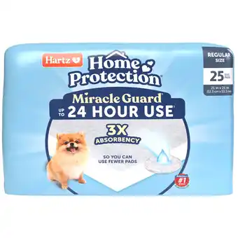 Walmart Hartz Home Protection Miracle Guard Dog Pads, Regular 25 Count offer