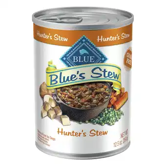 Walmart Blue Buffalo Blue's Stew Natural Wet Dog Food, Hunter's Stew, 12.5-oz. Cans offer