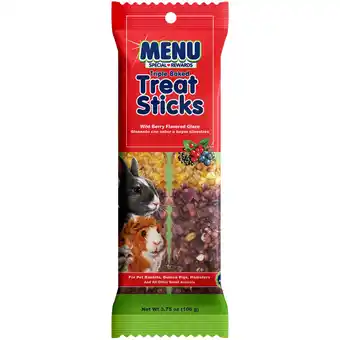 Walmart Menu Crunch Sticks Chewable Treat for Rabbit, Guinea Pigs, Hamsters - Supports Healthy Teeth offer