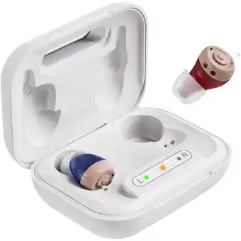 Walmart iadr OTC Behind-The-Ear Hearing Aids | Rechargeable, Noise & Feedback Control offer