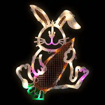 Walmart Northlight LED Lighted Easter Bunny Window Silhouette - 18 offer